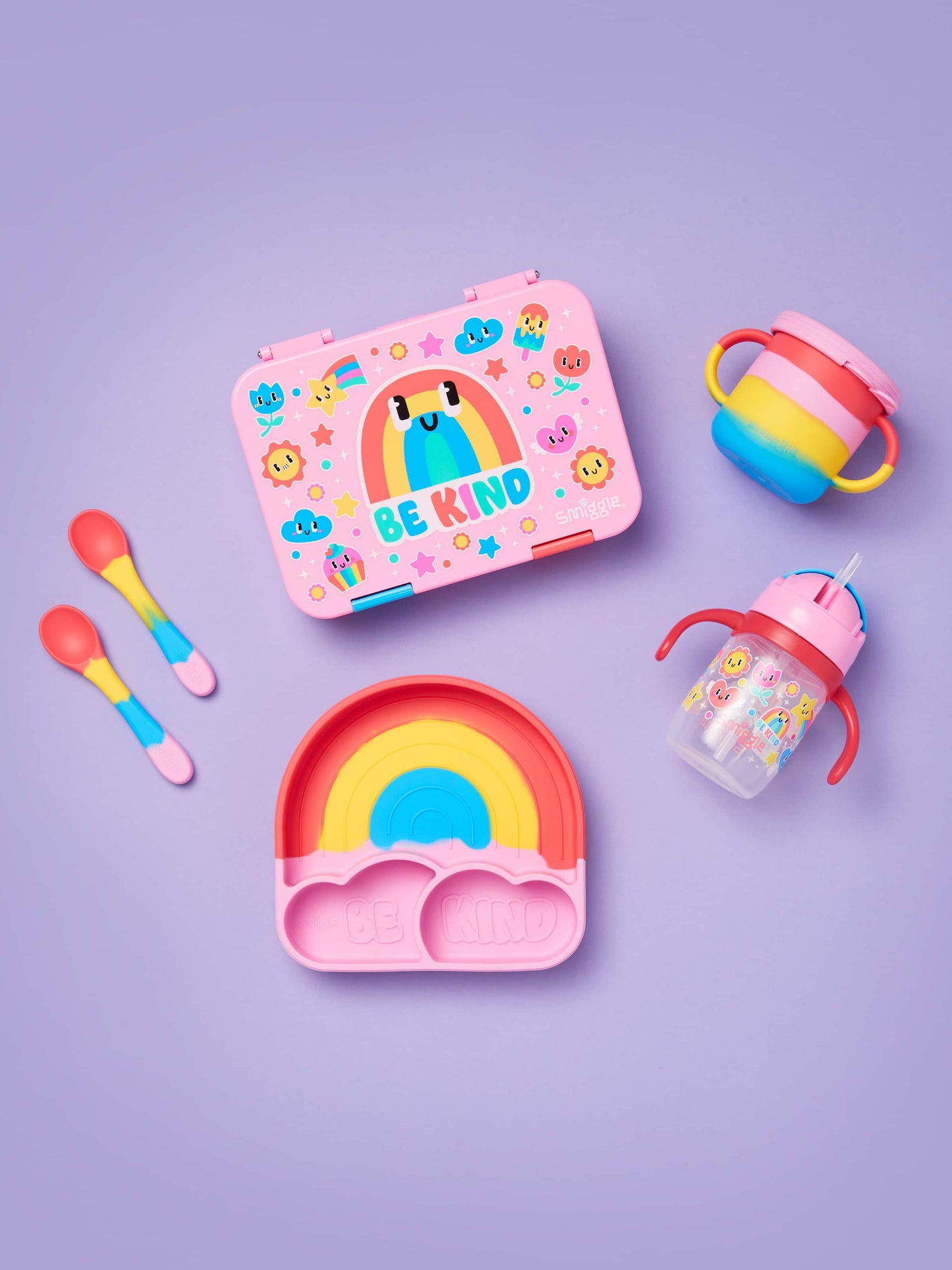 Smiggle - Big Dream Silikon Yemek Tabağı Seti-4