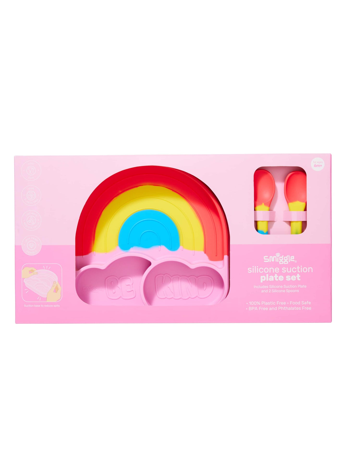 Smiggle - Big Dream Silikon Yemek Tabağı Seti-0