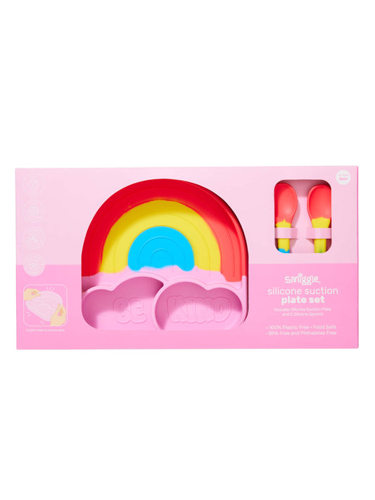 Smiggle - Big Dream Silikon Yemek Tabağı Seti-0