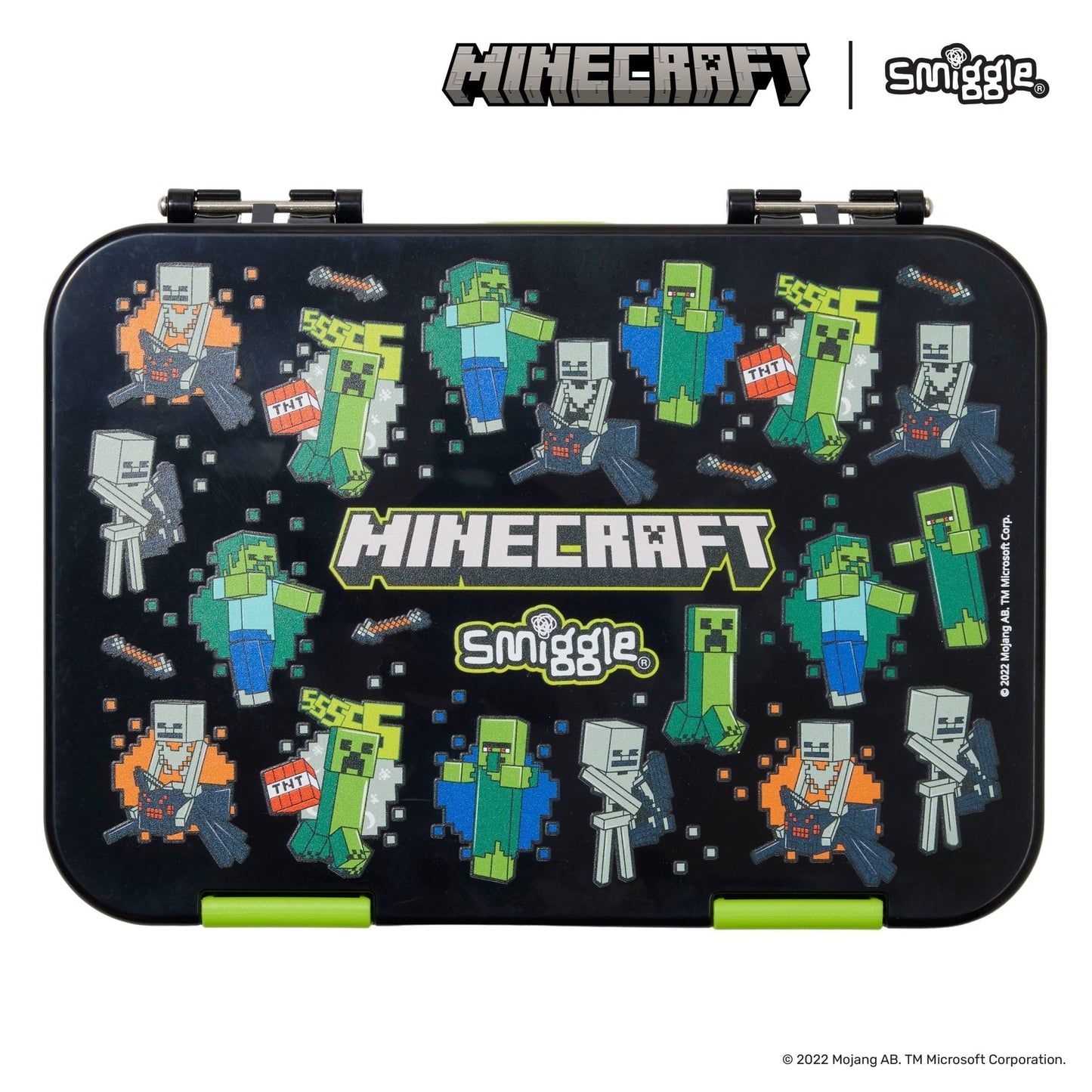 Smiggle - Minecraft Orta Boy Bento Yemek Kutusu-0